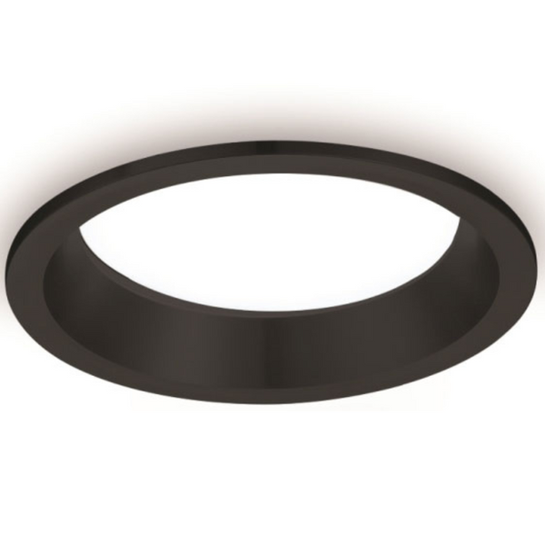 Lampa wpustowa Sun 293102103 Elkim LED 10W 3000K okrągła IP44 czarna