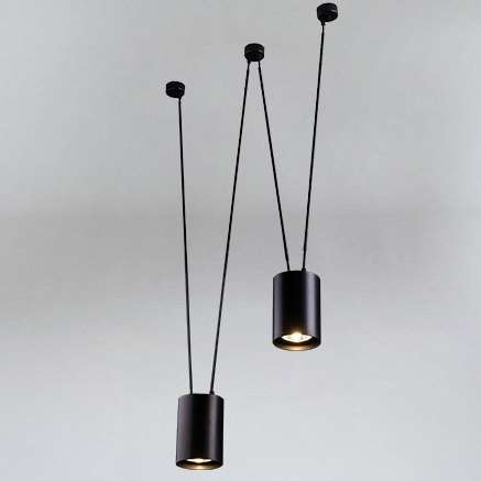 LAMPA wisząca VIWIN 9021 Shilo tuby OPRAWA metalowy zwis czarne