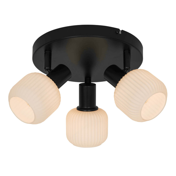 Potrójna lampa sufitowa Stem R5021009A-3R Zumaline regulacja biały czarny