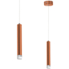 LAMPA wisząca COPPER ML984 Milagro metalowa OPRAWA zwis LED 5W 4000K tuba sopel miedziany