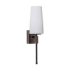 Lampa ścienna Vincenza 1247 Zuma metalowa do holu biały tytanowy