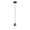 Szklana wisząca lampa Modern P0626 LED 5W 3000K kula ciemny szary