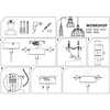 Industrialna LAMPA wisząca WORKSHOP 6337 Nowodvorski drut OPRAWA ZWIS pręt miedź czarny
