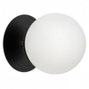 Szklana kulista lampa ścienna Plaat PLC120S0 ball IP44 biała czarna
