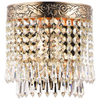 Lampa ścienna kryształowa Palace DIA890-WL-01-G crystal mosiądz