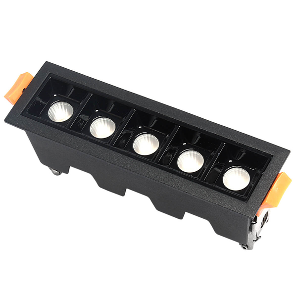 Sufitowa lampa liniowa 581 Domeno LED 10W 4000K metalowa czarna