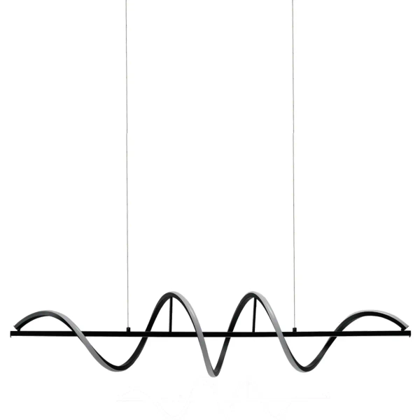 Spiralna lampa wisząca MEMPHIS AZ6815 LED 55W 3000K czarna