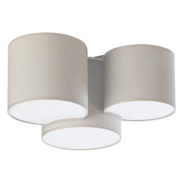 Ekologiczna lampa sufitowa Mona 6591 TK Lighting naturalna szara