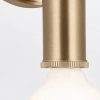 Ścienny kinkiet Torche QN-TORCHE-2W-CPZ LED 3W 3000K IP44 brąz szampański