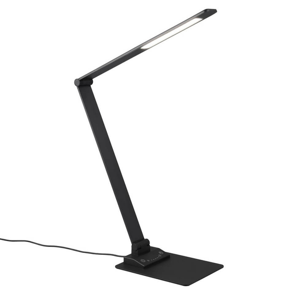 Ledowa lampka biurkowa Travis 545310132 6W 3000-6500K dotykowa czarna