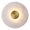 Okrągły naścienny kinkiet Dalinia WL0114 LED 8W 3000K złoty