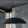Loftowa lampa wisząca Canoe 7926 czarna nad łóżko do sypialni