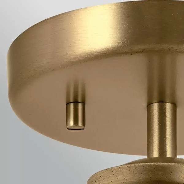 Klasyczna lampa wisząca Nottinghill mosiądz przezroczysta szklana 1xE27 ELS-NOTTINGHILL-P-PNBR