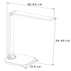 Biurkowa lampka Vario 24656/10/31 Lucide LED 8W 2700K regulowana biała