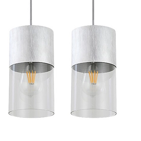 Wisząca lampa 4-płomienna Zelkova 3156 na listwie nad łóżko aluminium