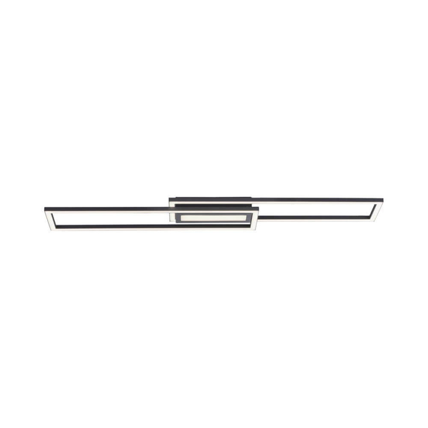 Sufitowa lampa Asmin prostokąty ramki LED 45W 3000K aluminium stal