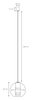 LAMPA wisząca MERIDA M 10406112 Kaspa skandynawska OPRAWA abażurowy ZWIS ball przezroczysta turkusowa