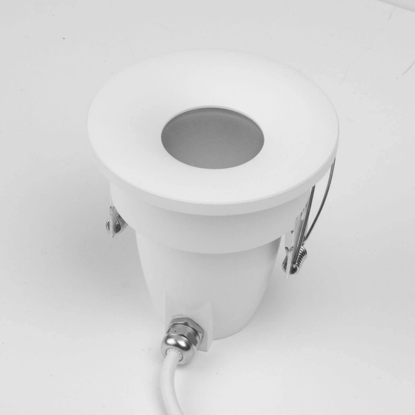 Oprawa podtynkowa Romolo AZ5390 IP65 metalowa biała