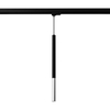 3-fazowa lampa wisząca z żarówką MOZAICA MYL.00023 rurka czarny chrom