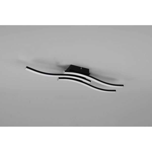 Ledowa lampa sufitowa NORVE DL432-62473 5W 4000K fale czarny