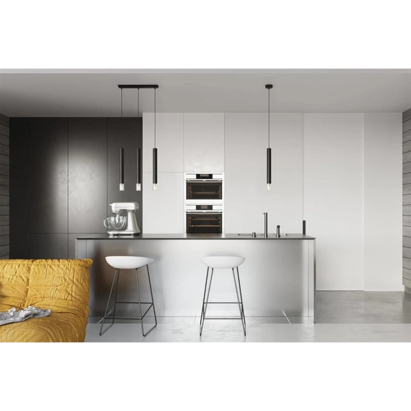 Metalowa lampa wisząca SL.0960 czarna tuba do przedpokoju