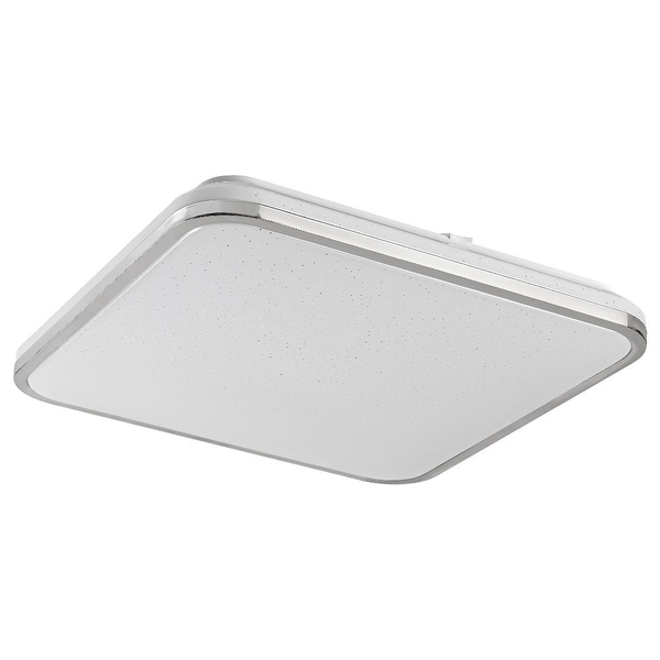 Nowoczesna LAMPA sufitowa LINDEN 3479 Rabalux plafon LED 72W 3000K - 6500K z pilotem chrom biały