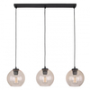 Lampa wisząca na listwie kule Cubus 4598 TK Lighting szklana bursztynowa