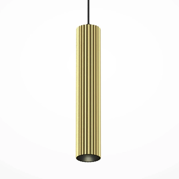 Ścienna lampa Calipso P106PL-01-GU10-BS metalowa tubka mosiądz