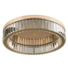 Kryształowa lampa sufitowa Glamour Eye ABIGALI-GLAMOUR-50CM LED 30W złota
