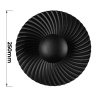 Loftowy kinkiet ścienny Sola LP-0105/1W BK okrągły do salonu czarny