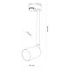 Reflektorek do szynoprzewodu 1-fazowego Tracer 4888 TK Lighting okrągły biały