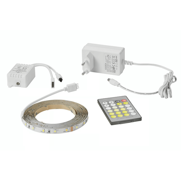 Ledowa taśma z pilotem LED STRIP 2210369901 LED 15W 2700-6000K IP44 biały