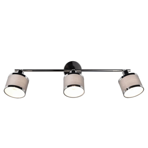 Potrójna lampa sufitowa do salonu Arosa 812100306 srebrna chrom