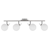 Kulista lampa sufitowa Ghost 94-01504 szklana metalowa biała chrom