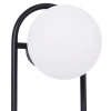 Lampa ścienna Finestra K-4964 szklana kula biała czarna