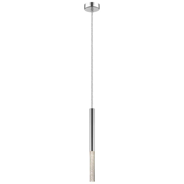 Pojedyncza lampa wisząca ONE P0461-01E-F4F4 LED 5W 3000K tuba srebrny OUTLET