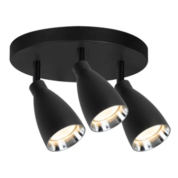 Natynkowa lampa potrójna Campana LP-3103/3C BK regulowana czarny