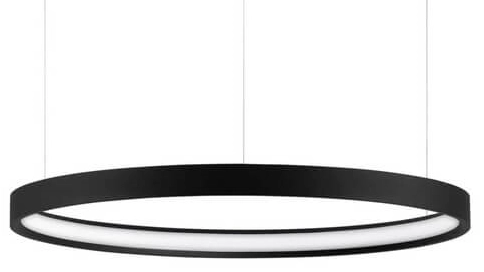 Żyrandol ring ZACAPU LE42794 Luces Exclusivas metalowy LED 42W 3000K czarny