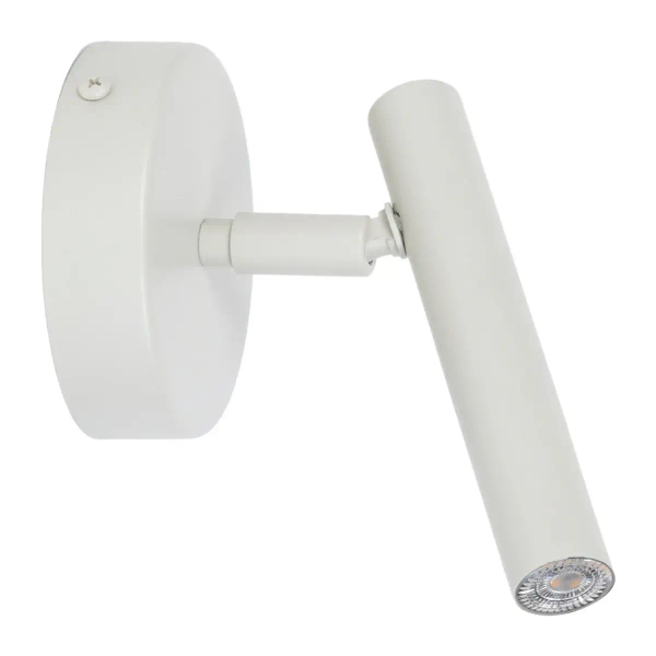 Modernistyczna lampa ścienna Sopel 41203 do salonu szara beżowa