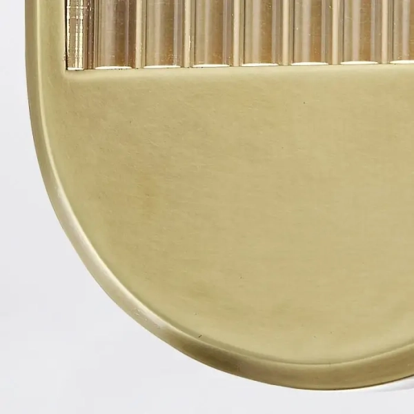 Ledowy kinkiet ryflowany Palais QN-PALAIS-WM-VBS LED 17W 3000K mosiądz