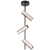 Sufitowa LAMPA natynkowa LEDA 33103 Sigma metalowa OPRAWA regulowane tuby plafon złota
