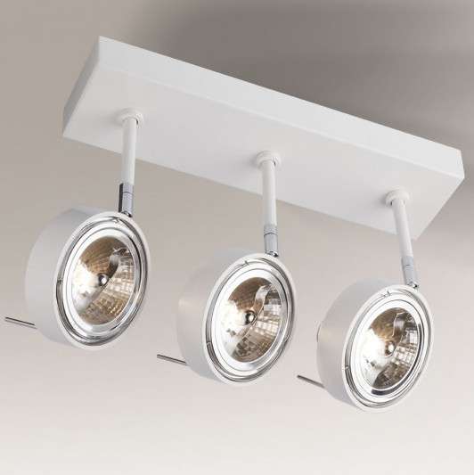Plafon LAMPA sufitowa FUSSA 7231 Shilo regulowana OPRAWA metalowa SPOT reflektorowy jerry biały