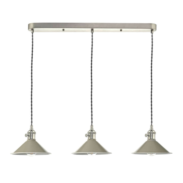 Kuchenna lampa wisząca HAD3661-06 Dar Lighting metalowa chrom szary