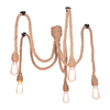 Marynistyczny pająk ROPE 312921 wisząca lampa do salonu brązowa
