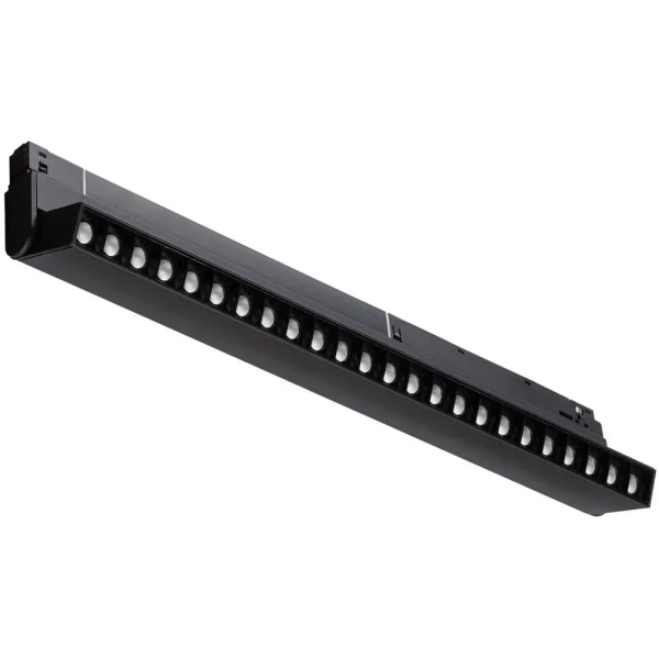 Lampa do systemu 10151 wpinana w szynę magnetyczą LED 15W 3000K czarna