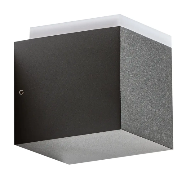 Kinkiet naścienny do sypialni Arbax AZ4341 Azzardo kostka czarny
