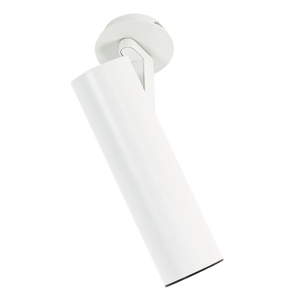 Regulowana LAMPA sufitowa BOCCA SL74055/18W 3000K WH+BL Italux metalowa OPRAWA spot LED 18W tuba biała