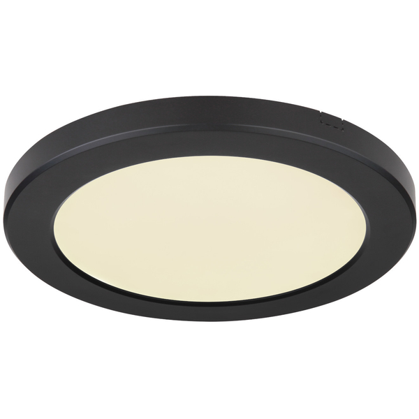 LAMPA sufitowa LASSE 12379-18B Globo okrągła OPRAWA plafon LED 18W 3000K - 6500K metalowy czarny