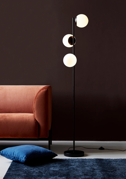 Lampa podłogowa Lilly 48613003 Nordlux kule balls białe czarne