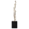 Dekoracyjna rzeźba kobieta Ballerina 5059413869860 baletnica czarny biały